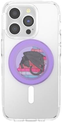 Mag Safe-Compatible Pop Socket Phone Grip & Stand – “Curled Up with a Good Book” – Secure Magnetic Hold for Hands-Free Viewing, Effortless Wireless Charging, Lightweight Portable Design, Ideal for Streaming & Reading