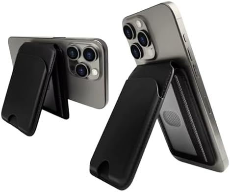 Elevate Your Everyday: Premium Leather Magnetic Wallet Stand for i Phone 16, 15, 14, 13 & 12 Series – Adjustable Mag Safe Card Holder & Secure Phone Grip for Effortless Convenience – Perfect Blend of Style and Functionality