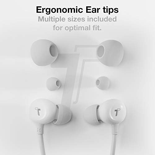 Thore Lightning Earbuds for i Phone – MFi Certified Wired In-Ear Headphones with Mic – High-Fidelity Sound for i Phone 7/8 Plus, X, XR, 11, SE, 12, 13, 14 Pro Max – Ultra-Portable White Design for Music & Calls – Premium Audio Experience