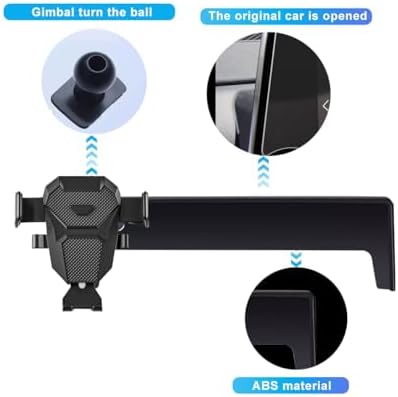 Lexus GX550 2024-2025 Custom Smartphone Mount – 360-Degree Rotating Dash Phone Holder for Safe and Convenient Access – Perfectly Fits Most Smartphones – Effortless Tool-Free Installation for Enhanced Driving Experience – Premium Auto Interior Accessory