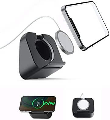 Phone Wall Mount for Magsafe Charger Bedside Phone Holder Compatible with Magsafe Accessories Fit for iPhone 12/12 Pro/ 13 Pro Max(Charger Not Included) (Black) – Enhanced Compatibility and Speed