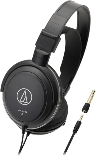 Audio-Technica ATH-AVC400 Sonic Pro Over-Ear Headphones – Premium 40 mm Drivers for Ultimate Sound Clarity & Comfort for Music Lovers and Gamers