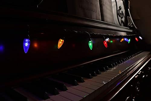 YAGE Tale LED Christmas Light Phone Charger Cord – 50 Inch USB Cable with 10 Multicolor LED Bulbs for i Phone Compatibility – Fast Charging and Festive Decor for Holiday Joy – Perfect Holiday Accessory for Students and Travelers