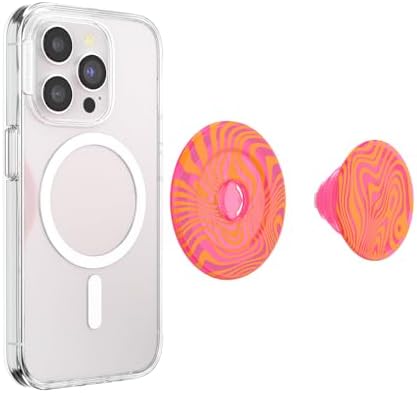Mag Safe-Ready Tidepool Lava Pop Socket Phone Grip & Stand – Magnetic Hold for Effortless Wireless Charging, Hands-Free Viewing, and Stylish Functionality – Transform Your Mobile Experience with Enhanced Compatibility and Unique Design