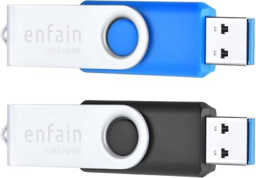 Enfain 10-Pack Red USB Flash Drives 16 GB – High-Speed USB 2.0 Memory Sticks with LED Indicator & 12 Labels for Easy Organization – Reliable & Portable Data Storage Solution for Professionals and Students