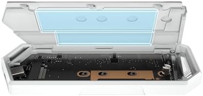 ASUS ROG Strix Arion White M.2 NVMe SSD Enclosure – Ultra-Fast USB 3.2 Gen 2 Type-C (10 Gbps) with Dual Cable Options & Thermal Pads for Optimal Cooling – Effortless Installation for PCIe 2280/2260/2242/2230 M Key/B+M Key SSDs – Perfect for Gamers and Professionals Needing Speed and Portability