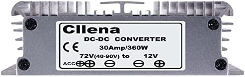 Cllena 40-90 V to 24 V Waterproof Voltage Regulator – High-Performance 10 A Buck Converter for Golf Carts and LED Lighting – Reliable Power Management for Outdoor Applications and Enhanced Device Longevity