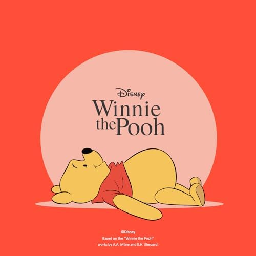 Disney Winnie The Pooh 10,000 m Ah Power Bank – Universally Compatible Portable Charger for i OS & Android – Enchanting Gift for Fans of All Ages – Lightweight, Fast Charging, and Adorned with Classic Pooh Graphics for Ultimate Convenience