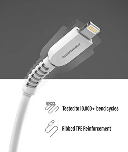 GALVANOX MFi Certified USB-C to Lightning Charging Kit for i Phone 12/13/14 – 18 W Fast Wall Adapter & Durable Cable for Swift Power Delivery – Compatible with i Phone XR, 11, 12 Pro Max – Ultimate Charging Efficiency and Reliability