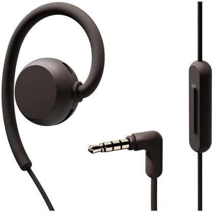 Elevate Your Audio Experience with NWM Wired Open Ear Speakers – Cutting-Edge PSZ Technology for Enhanced Sound Clarity, Lightweight Comfort, and Chic Dark Brown Design – Ideal for Everyday Use and Seamless Communication with Premium Microphone, Perfect for Active Lifestyles