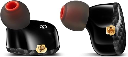 Premium Dual Driver In-Ear Monitors – High-Fidelity Wired Earbuds with MMCX Detachable Cables, Noise-Isolating Design for Musicians & Athletes – Stylish Wood Grain Finish, Ultimate Comfort & Compatibility
