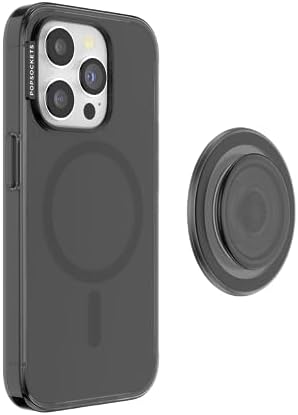 Transparent Mag Safe-Compatible Phone Grip Case for i Phone 15 Pro Max – Superior Drop Protection and Effortless Wireless Charging – Elevate Your Style with Enhanced Handling and Sleek Design