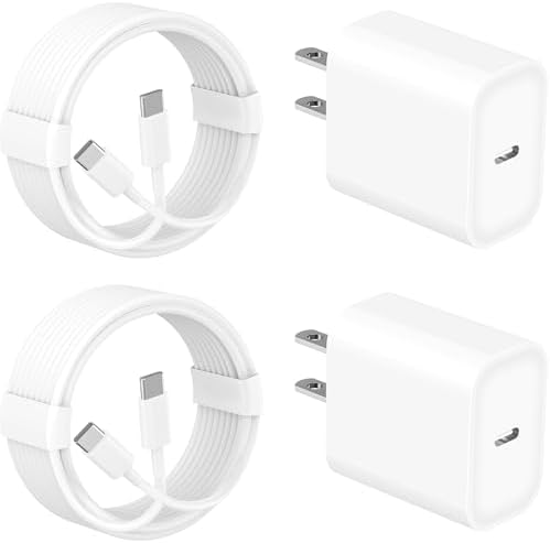 Redpark 20 W MFi Certified i Phone Fast Charging Dual Type C Wall Charger Kit with 6 FT Lightning Cable – Rapid Power Delivery for i Phone 14, 13, 12, 11 Pro Max & More – Ideal for Home & Travel Efficiency