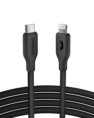 Premium 6 FT USB to Lightning Cable – MFi Certified Silicone Charger for i Phone and i Pad – Fast Charging and Enhanced Durability for i Phone 14/13/12/11 Pro/Max, i Pad Air/Mini/Pro, Air Pods, Beats X – Versatile Charging Solution for Home, Car, and Office