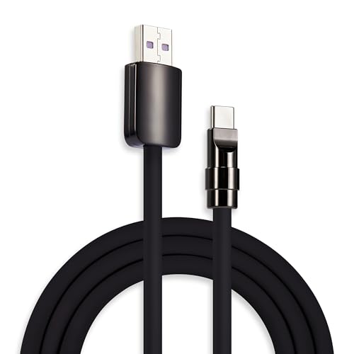 Unleash Exceptional Charging Efficiency with the Chubbycable Black Samurai Edition USB C Cable | 240 W Rapid Charge, 3.3 FT Flexible and Durable Silicone Design | Universal Compatibility for Phones, Tablets, and More | Aesthetic Fusion of Tradition and Modernity