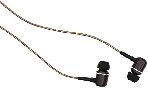 Elevate Your Audio Experience with Symphonized MTRX 2.0 Premium Wired Earbuds – Stylish Wood In-Ear Headphones Featuring Noise Isolation, Built-in Microphone & Volume Control, Ideal for Android Devices, Computers & Laptops (Gun Metal Finish) – Exceptional Sound Quality & Comfort for Music Lovers and Professionals