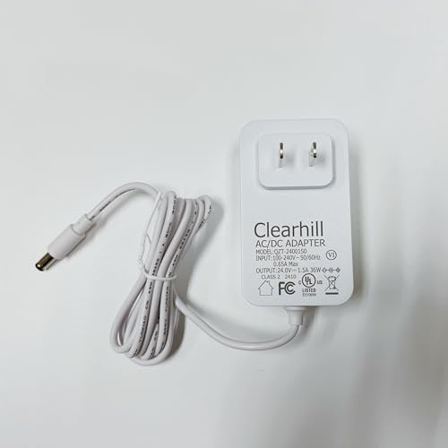 Versatile 24 V 2.5 A 60 W Wall-Mounted Power Supply Adapter for LED Strip Lights, Routers, Cameras – Durable 1.2 m Cable with DC 5.5 x 2.1 mm Connector for Enhanced Device Versatility and Efficiency – Optimize Your Power Management System Today!