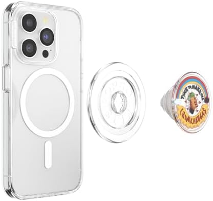 Marvel Captain America Mag Safe Pop Socket Grip – Secure Enamel Phone Holder with Kickstand, Wireless Charging Ready, Lightweight Design for Ultimate Usability and Marvel Fandom Style