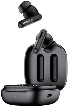 Morpheus 360 Nemesis Advanced ANC Wireless Earbuds – Premium Bluetooth In-Ear Headphones with 30-Hour Playtime, Magnetic Charging Case & Pure Black Design for Ultimate Immersive Sound Experience