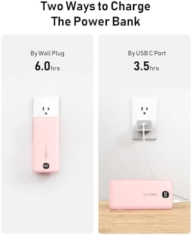 Ultimate Travel Power Bank with Built-in Cables and Wall Plug – 10,000 m Ah Fast Charging Battery Pack for i Phone 16/15/14/13 & i Pad – Sleek Yellow Design for Maximum Compatibility and Convenience