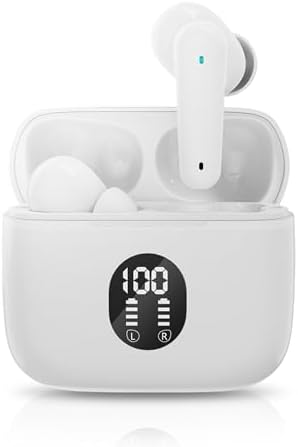 Elevate Your Audio Experience with My Joy Classic Wireless Earbuds – Stylish Van Gogh-Inspired Design, Dual Microphones for Crystal-Clear Calls, IPX5 Sweatproof for Active Lifestyles, Enjoy Up to 7 Hours of Playtime, Noise-Reducing Technology, Effortless Wireless Charging and Enhanced Compatibility for Seamless Device Connection