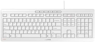 CHERRY Stream TKL Wired USB Keyboard – Compact Silent Keystroke Design for Enhanced Office Productivity and Ergonomic Comfort – Ideal for Professionals and Minimalist Workspaces