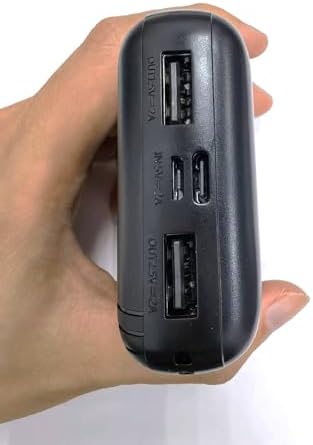 Ultimate 10000 m Ah Heated Vest Battery Pack – Compact Dual USB Power Bank for Enhanced Outdoor Comfort, Compatible with Heated Clothing and Fast Charging Solutions, Lightweight and Portable for Hiking, Skiing, and Daily Adventures