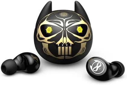 Compact Bluetooth 5.0 Earbuds for Small Ears | Touch-Control Noise-Cancelling Headphones with Unique Cartoon Charging Case | Lightweight Design for Comfort | Immersive Stereo Sound Perfect for Music & Calls | Ideal for Active Lifestyles
