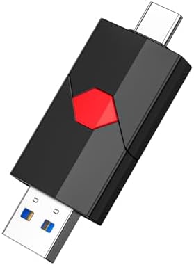 Revolutionize Your Data Storage with Aiibe 128 GB Dual Type-C & USB A Flash Drive – Perfect for i Phone 15 and More, High-Speed Transfers, Retractable Design, Ultimate Compatibility for On-the-Go Professionals