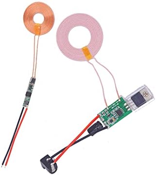 Taidacent 5 V 2 A High-Efficiency Wireless Charging Module – Fast Qi-Compatible Charger Board for Power Banks and Devices, Perfect for DIY Projects and Mobile Charging Solutions with Enhanced Speed and Stability