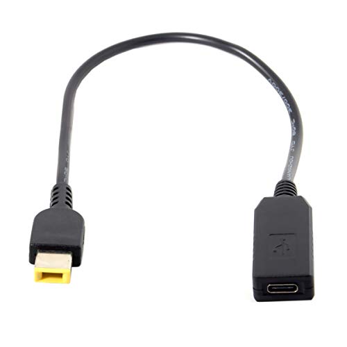 Chenyang CY USB C to Rectangle Power Cable for Lenovo Think Pad X1 – 65 W PD Emulator Trigger Charge Cable for Rapid Connectivity and Enhanced Durability – Ideal Accessory for Professionals on the Move