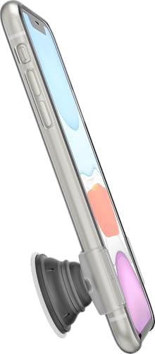Revolutionary Pop Sockets Grip Slide for Phones – Versatile Sliding Phone Holder with Expandable Kickstand – Clear on White – Enhanced Compatibility for Curved Edge Cases – Effortless Positioning for Selfies and Streaming – Swappable Pop Top for Personalized Style – Wireless Charging Ready – Perfect Cell Phone Accessory for Texting and Watching on-the-Go – Non-Adhesive Design for Maximum Utility and Easy Removal – Upgrade Your Mobile Experience with This Innovative Phone Grip Solution!