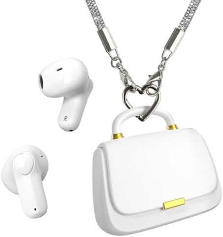 Elevate Your Audio Experience with ANCwear Bluetooth 5.3 True Wireless Earbuds – High-Fidelity 13 mm Drivers for Audiophiles, Chic Mini Handbag Charging Case, 22-Hour Playtime in Elegant Classic Pink – Ideal for Professionals and Music Enthusiasts On the Move