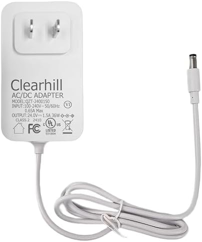 Versatile 24 V 2.5 A 60 W Wall-Mounted Power Supply Adapter for LED Strip Lights, Routers, Cameras – Durable 1.2 m Cable with DC 5.5 x 2.1 mm Connector for Enhanced Device Versatility and Efficiency – Optimize Your Power Management System Today!