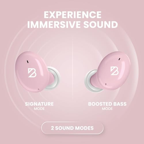Back Bay Audio Tempo 30 Wireless Earbuds for Smaller Ears – Award-Winning Sound in Sweatproof Design, Ultra-Comfortable Bluetooth Earbuds for Women, Purple Finish with Long Battery Life and Enhanced Compatibility for Daily Use