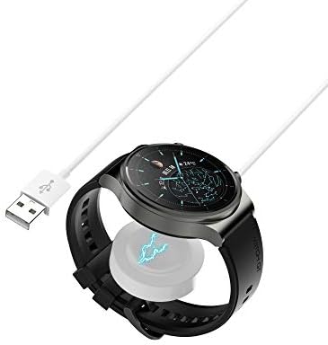 Premium Fit Turn Charging Cable Set for Huawei Smartwatches – 2-Pack 3.3 FT Replacement Dock for Ultimate, GT3, GT Runner, Watch3 Pro New, GT2 PRO, GT3 Pro & Watch D – Fast Charging, Durable & Portable Adapter for Seamless Power Management