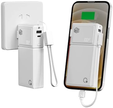 Experience ultimate convenience with the Brand Q Fast Charging Portable Charger, a versatile USB C Power Bank featuring a built-in 30 W AC wall plug. This 10,000 m Ah external battery pack delivers rapid 20 W charging for your i Phone, smartphones, tablets, and more, ensuring you stay powered up during critical moments. Enjoy the flexibility of a removable cable, making storage and transport effortless. Engineered for enhanced compatibility, this multifunctional portable charger allows simultaneous charging of multiple devices without compromising speed. Compact and durable, it is the perfect solution for home, office, or travel use. Elevate your on-the-go charging experience with this essential accessory designed for modern connectivity.