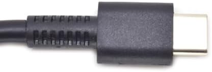 High-Performance 1.8 Meter USB C Cable – Type-C to Open-End Charger with Lock Slot for Enhanced Durability and 9.5 A Fast Charging – Universal Compatibility for HP, DELL, Lenovo Laptops (45 W-180 W) – Ideal for Data Transfer and Power Delivery