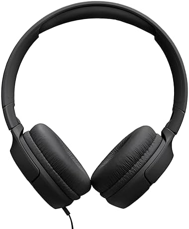 JBL Tune 520 C On-Ear Headphones – USB-C Wired Design with Hi-Res Audio Precision, Enhanced Pure Bass Sound, and Ergonomic Comfort Fit, Complete with 3-Button Remote for Seamless Call and Music Control (Stylish White Finish) – Ideal Choice for Audiophiles and Professionals Seeking Superior Sound Experience