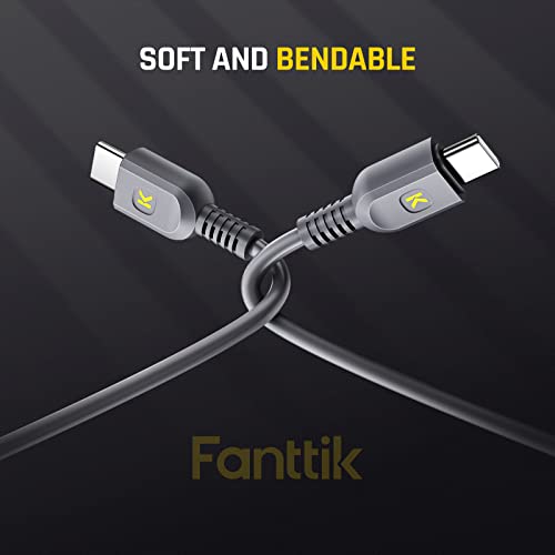 Enhance Your Charging Efficiency with Fanttik 65 W USB C to USB C & 18 W USB A to USB C Cables – Perfect for i Phone 15/15 Pro, Mac Book Pro 2020, i Pad Pro 2020, i Pad Air 4, and Samsung Galaxy S23+/S23 Ultra/S22 Ultra – Fast Charging and Universal Compatibility for Modern Devices