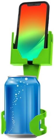 Universal Cup Holder Phone Mount for Cars & Trucks – Hands-Free Convenience, Fits All Phone Sizes & Cases, Made in USA, 2-Pack Black – Ideal for Navigation and Charging Access