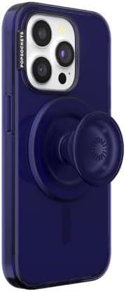 Transparent Mag Safe-Compatible Phone Grip Case for i Phone 15 Pro Max – Superior Drop Protection and Effortless Wireless Charging – Elevate Your Style with Enhanced Handling and Sleek Design