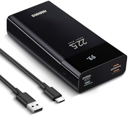 High-Capacity 20000 m Ah Power Bank with LED Display – Fast Charging Portable Charger Featuring QC 22.5 W & PD 20 W, 3 Outputs & Dual Inputs for i Phone, Samsung, i Pad & More – Ultimate Compatibility & Efficiency for On-the-Go Power Solutions