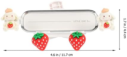 Charming Rabbit-Themed Air Vent Phone Holder for Vehicles – Universal Silicone Phone Cradle with Enhanced Magnetic Grip for Optimal Security – Perfect for Hands-Free Navigation and Stylish Interior Decor