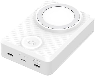 ISDT PB50 DW 15,000 m Ah Magnetic Power Bank for Mag Safe – Fast Wireless Charging for i Phone 15 Pro Max/Plus, 14/13 Series, Air Pods, and Apple Watch – Ultimate Portability and Seamless Device Compatibility