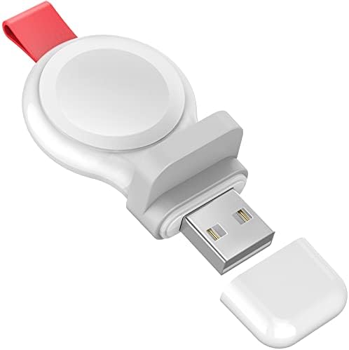 i.VALUX Dual Pack Portable Apple Watch Charger – Fast Wireless Magnetic Charging for All Series 1-10, SE, Nike & Ultra Models – Compact Travel-Friendly Design for Effortless Power on the Go