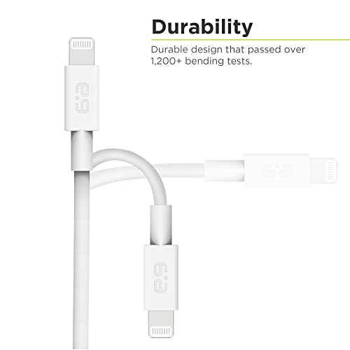 Pure Gear 6 FT USB C to Lightning Cable – MFi Certified Fast Charging for i Phone 14, 13, 12, 11, Xs, XR, i Pad, and Air Pods Pro – Durable Power Delivery Data Sync Cable for Effortless Connectivity and Enhanced Performance