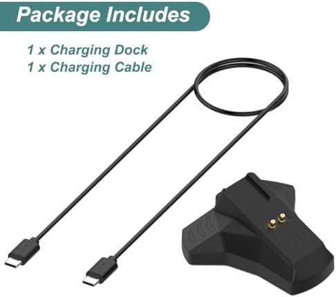 Ultimate Razer Mouse Charging Dock: Fast Charge for Death Adder V2 Pro, Naga Pro, Viper Ultimate & Basilisk Ultimate – Sleek, Compact, Durable Design with LED Indicators for Enhanced Gaming Efficiency and Setup Optimization