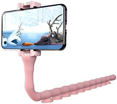 Cute Worm Cell Phone Holder, 360 Degree Rotating Bendable Flexible Phone Mount with Suction Cup Creative Phone Bracket for iPhone, Samsung, LG, Nexus, Nokia and More – Enhanced Compatibility and Speed