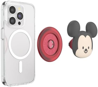 Disney Mickey Waffle Mag Safe Pop Grip – Stylish Magnetic Phone Stand with Swappable Design, Effortless Wireless Charging, Enhance Your Smartphone Experience with Fun & Functionality